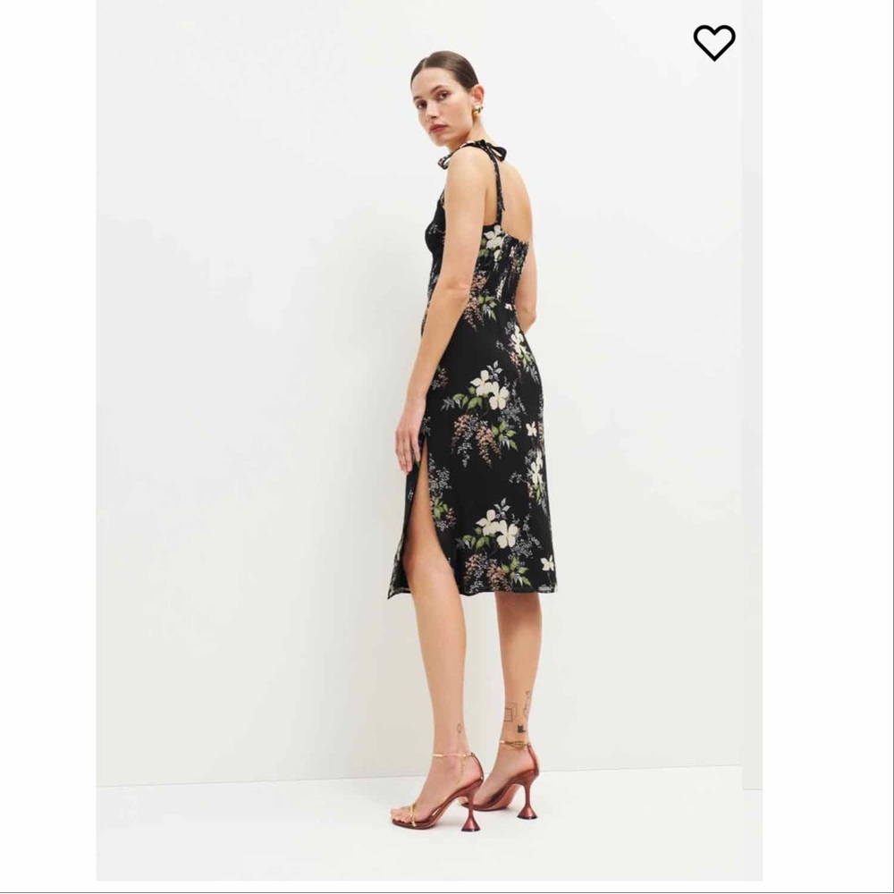 NWT Reformation Besse Midi Dress in Isabella Size 6 - Picture 4 of 4